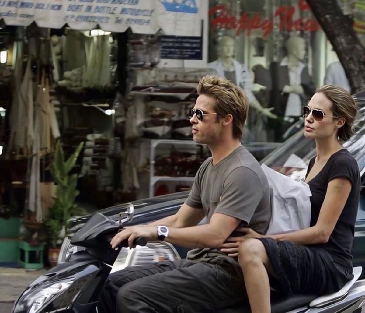Анджелина Джоли и Брэд Питт отдыхают в одном месте
